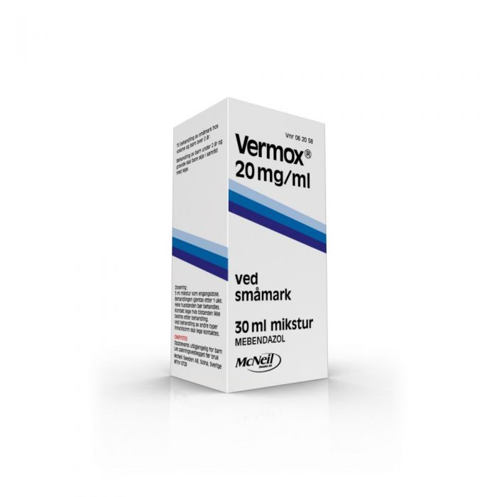Vermox mikstur 20 mg/ml 30 ml