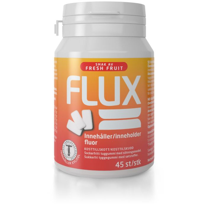 FLUX  Fresh Fruit Tyggegummi Boks 45stk