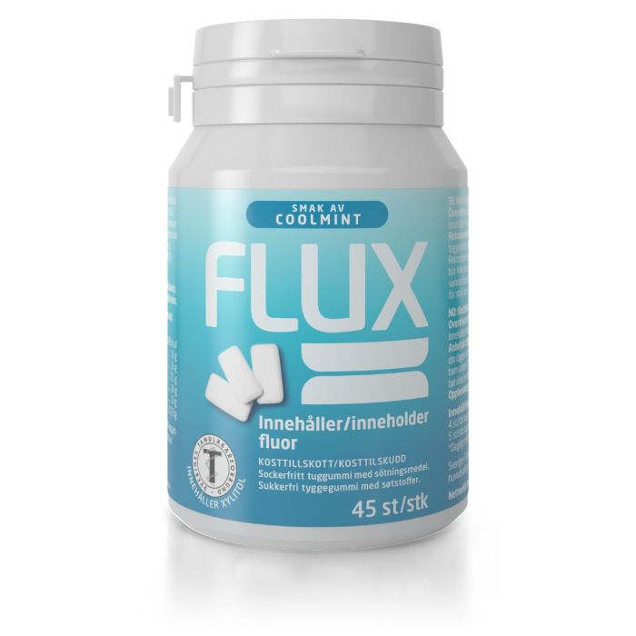 FLUX Coolmint Tyggegummi Boks 45stk