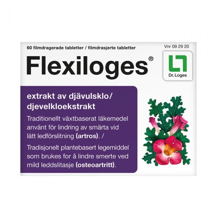 Flexiloges 60 stk filmdrasjerte tabletter