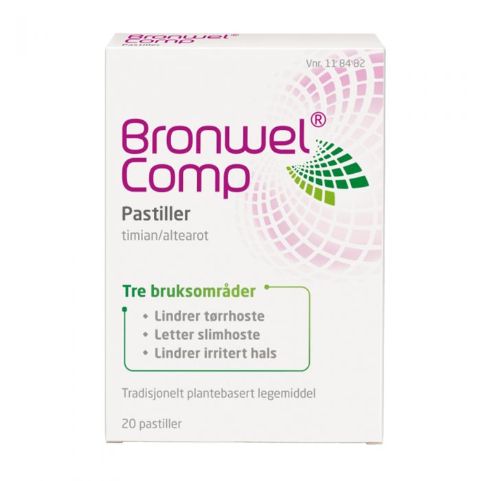 Bronwel Comp sugepastiller 20 stk