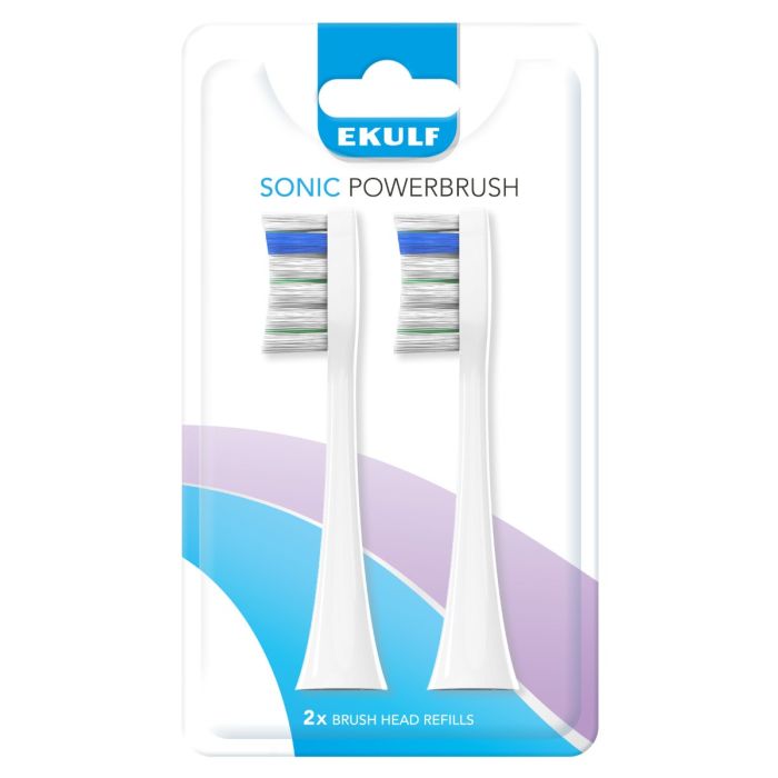EKULF Sonic PowerBrush white refill