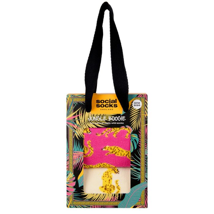Social Socks Jungle Boogie / Leopard Sox, One size