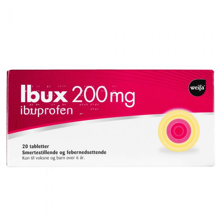 Ibux tabletter 200 mg 20 stk