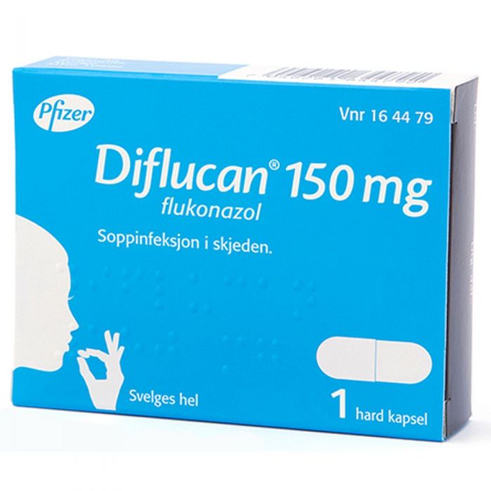 Diflucan kapsler 150 mg 1 stk