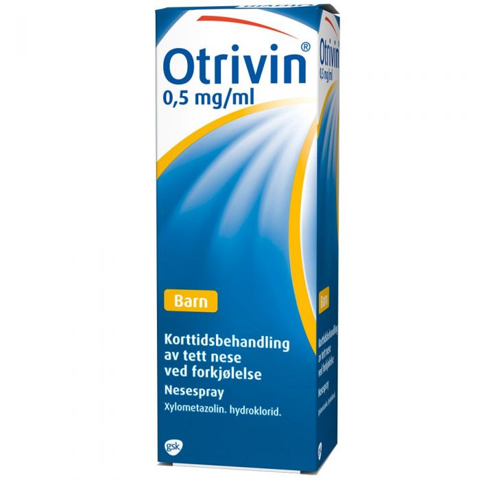 Otrivin nesespray 0,5 mg/ml 10 ml