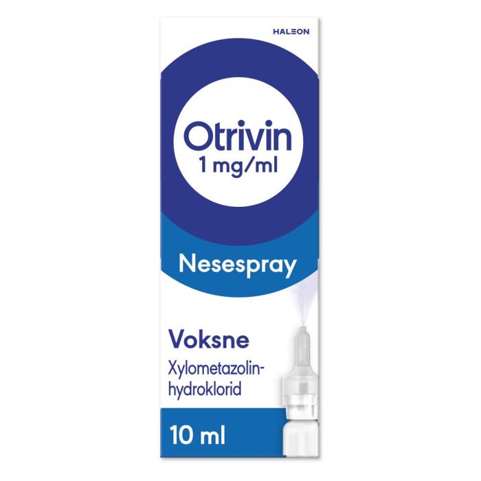 Otrivin nesespray 1 mg/ml 10 ml