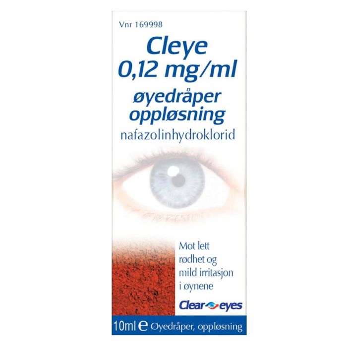 Cleye øyedråper oppløsning 0,12mg/ml, 10 ml