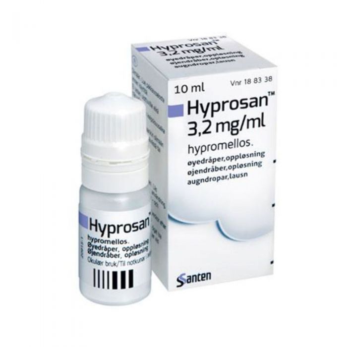 Hyprosan Øyedr 3,2 mg/ ml 10 ml
