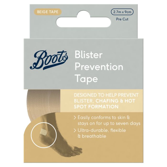 Boots Gnagsårforebyggende Tape 3 m x 9 cm – Beige