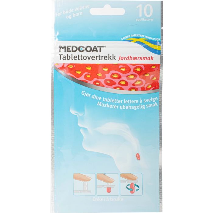 Medcoat tablettovertrekk jordbær