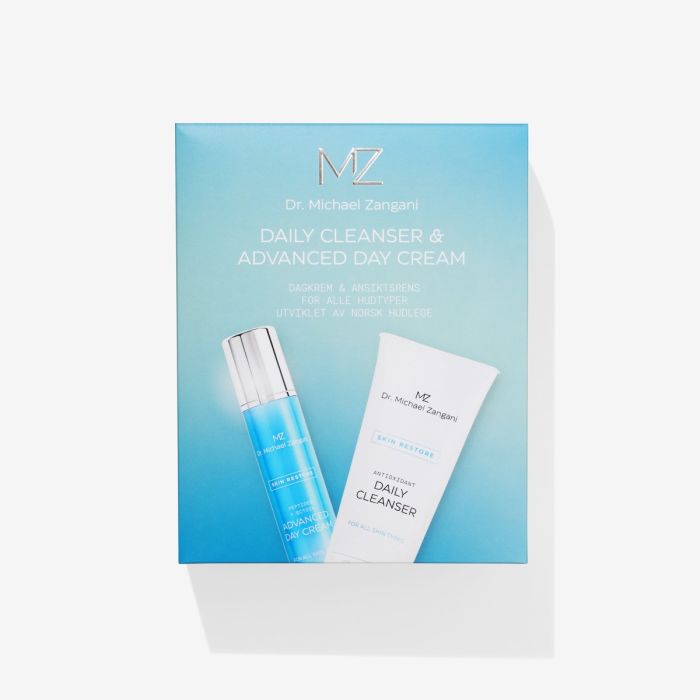 Dr. Michael Zangani Skin Restore Dagkrem & Ansiktsrens Gavesett