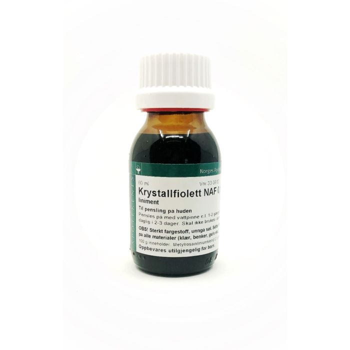 Krystallviolett NAF liniment 0.1%, 60 ml