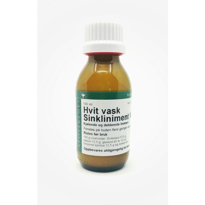 Hvit vask sinkliniment NAF 100ml