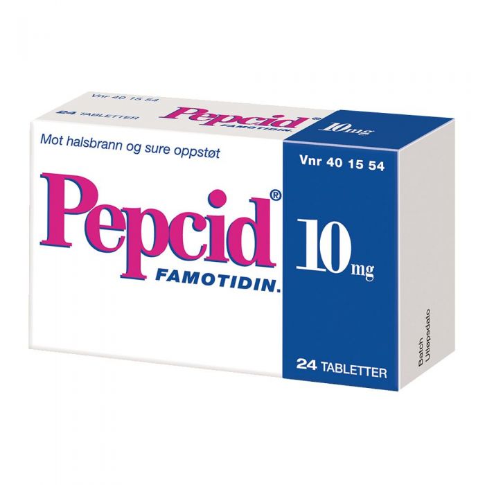Pepcid tabletter 10 mg 24 stk