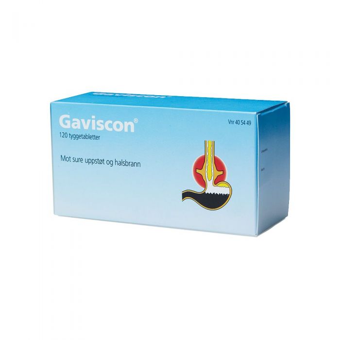 Gaviscon tyggetabletter 120 stk