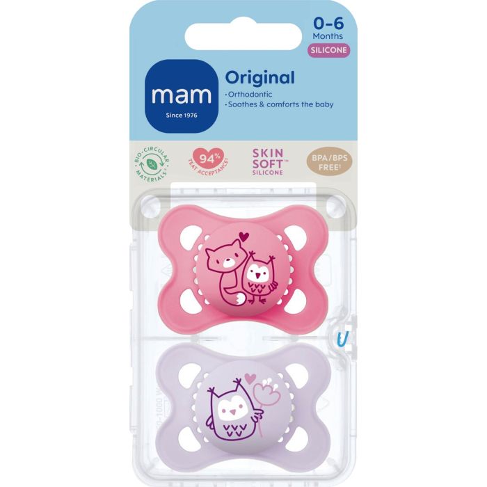 MAM Original 0-6m Silk PINK