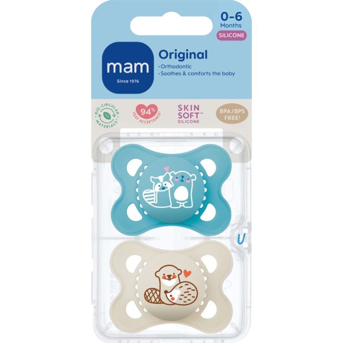 MAM Original 0-6m Silk BLUE