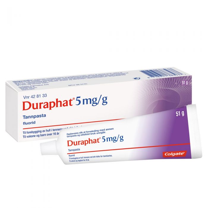 Duraphat 5 mg/g tannpasta 51 gram