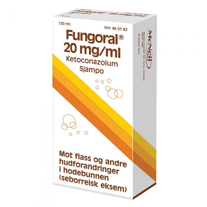 Fungoral sjampo 20 mg/ml 120 ml