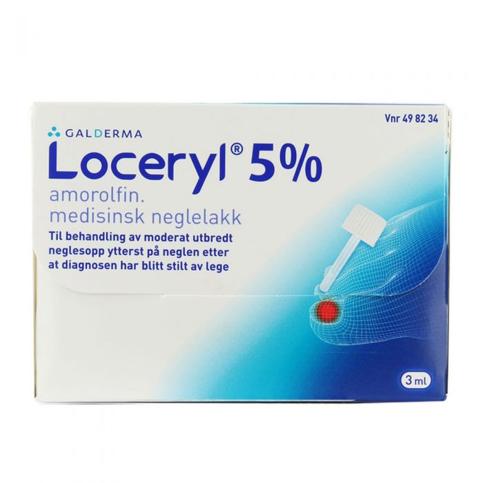Loceryl Medisinsk Neglelakk 5% 3 ml