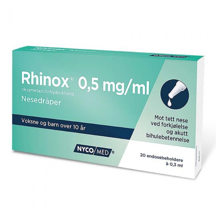 Rhinox Nesedraper 0 5 Mg Ml Stk X 0 3 Ml Produkter Sm