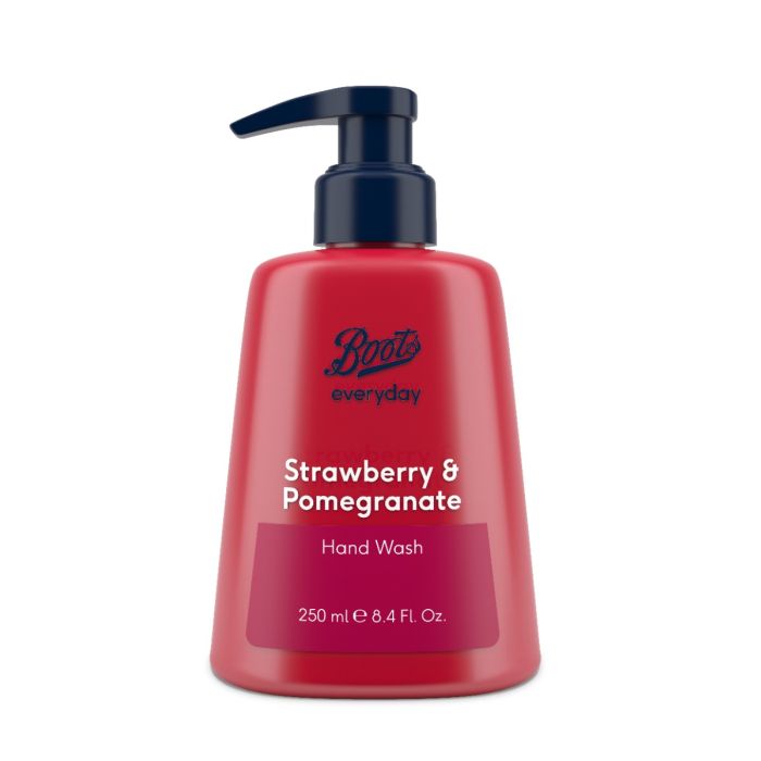 Boots Everyday Hand Wash Strawberry & Pomegranate 250ml