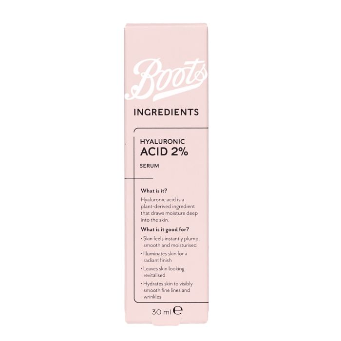 Boots Ingredients Hyaluronic Acid Serum 30ml