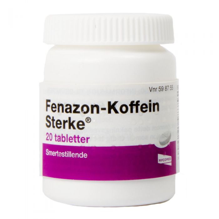 Fenazon-Koffein Sterke tabletter 20 stk