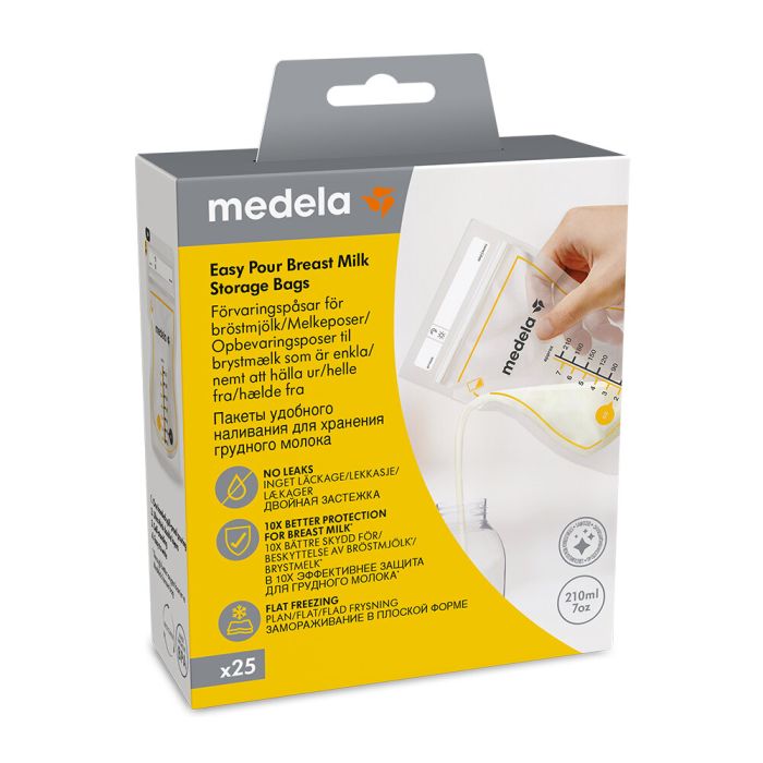 Medela Easy Pour oppbevaringsposer for brystmelk 25pk