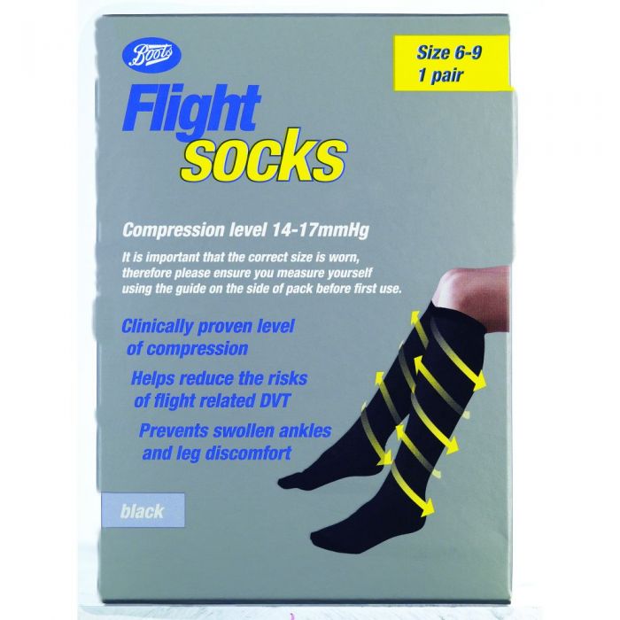 Boots Pharmacetucals reisestrømper str 37-39