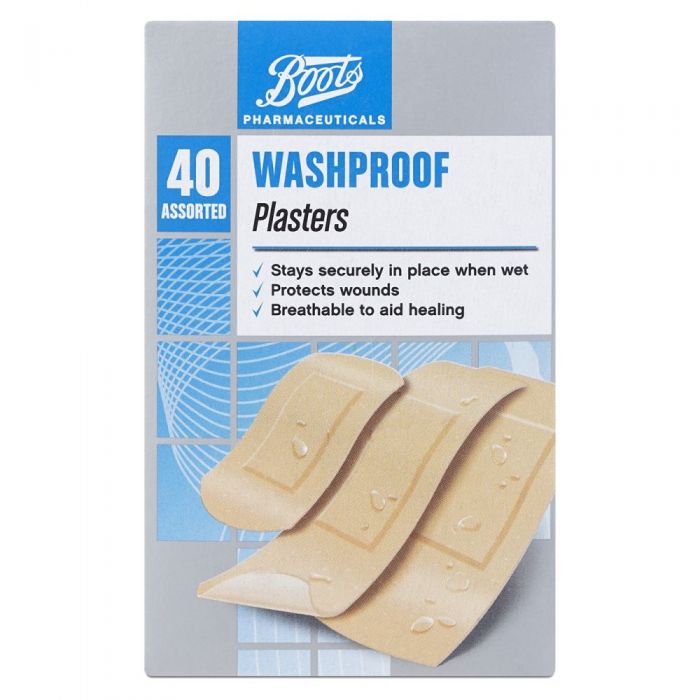 Boots Waterproof Plasters, 40stk