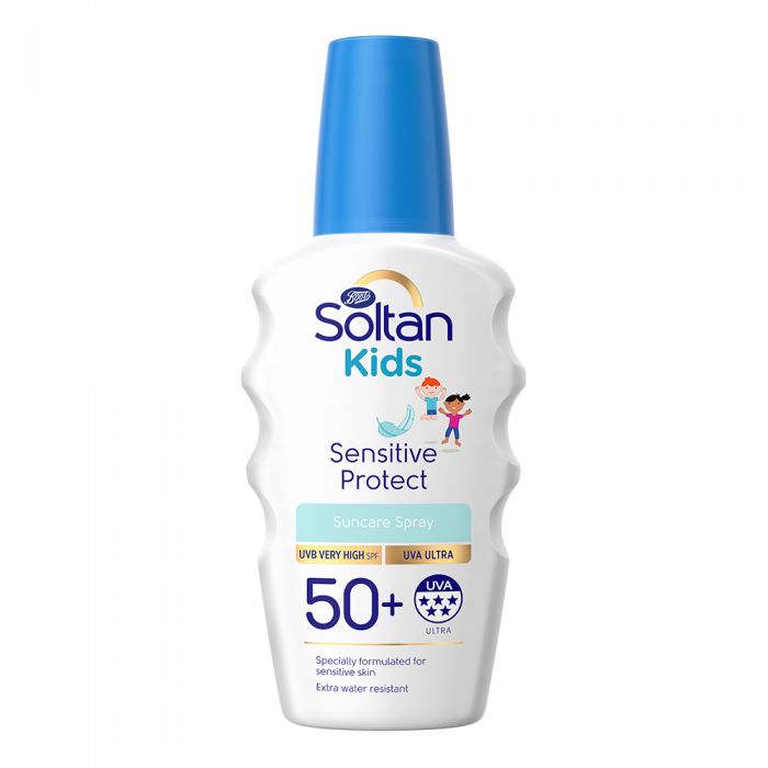 Soltan Kids Sensitive Protect Suncare Spray Spf 50 200 Ml Boots