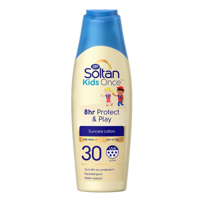 Soltan Kids Once 8hr Protect Play Suncare Lotion Spf 30 200 Ml Boots