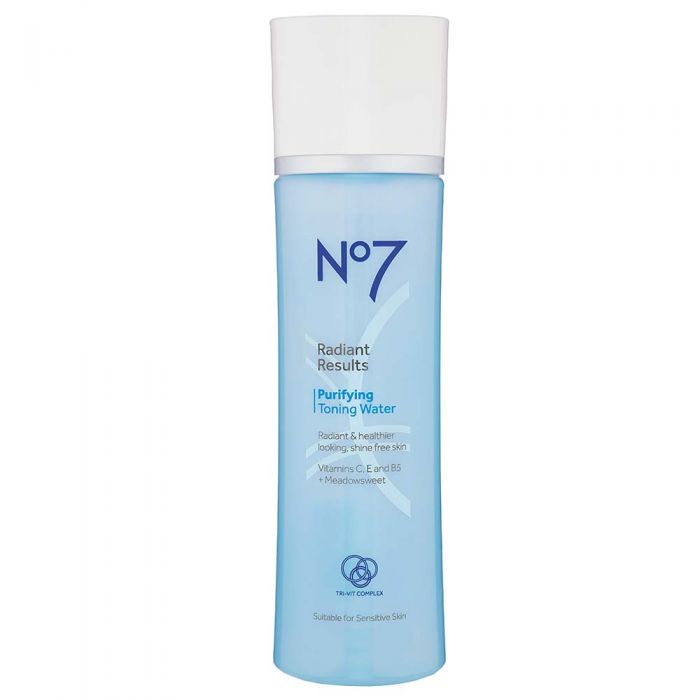 No7 Radiant Results Purifying Toner Water 200ml 6.7 US Fl. O