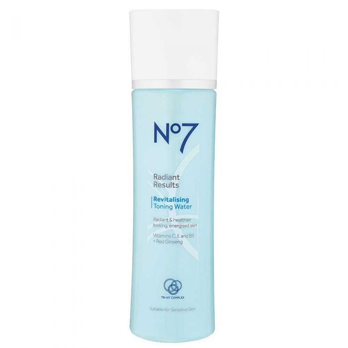 No7 Radiant Results Revitalising Toner Water 200ml 6.7 US Fl. Oz.