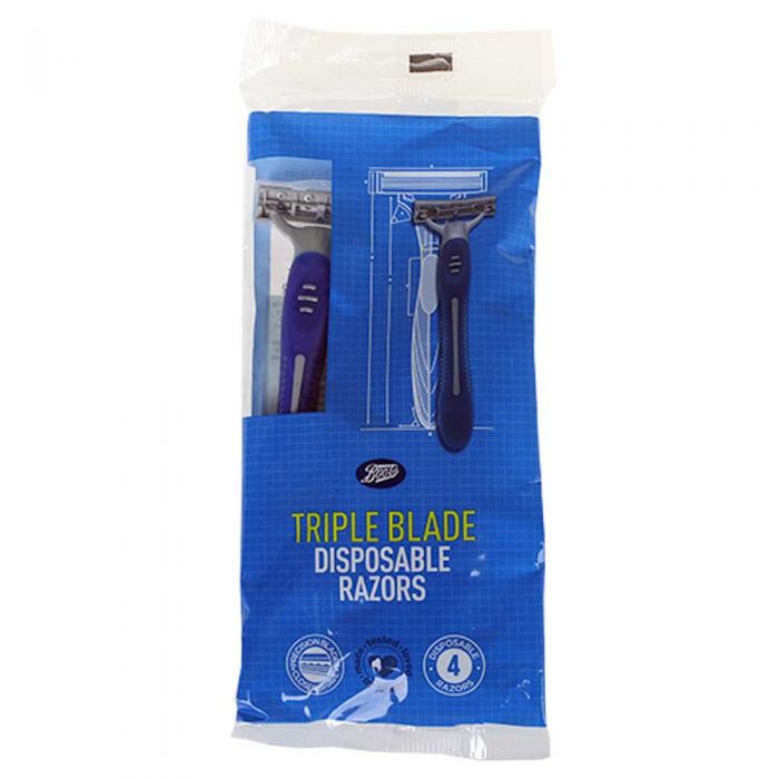 Boots Smooth Care Triple Blade Disposable Razor 4 Pack