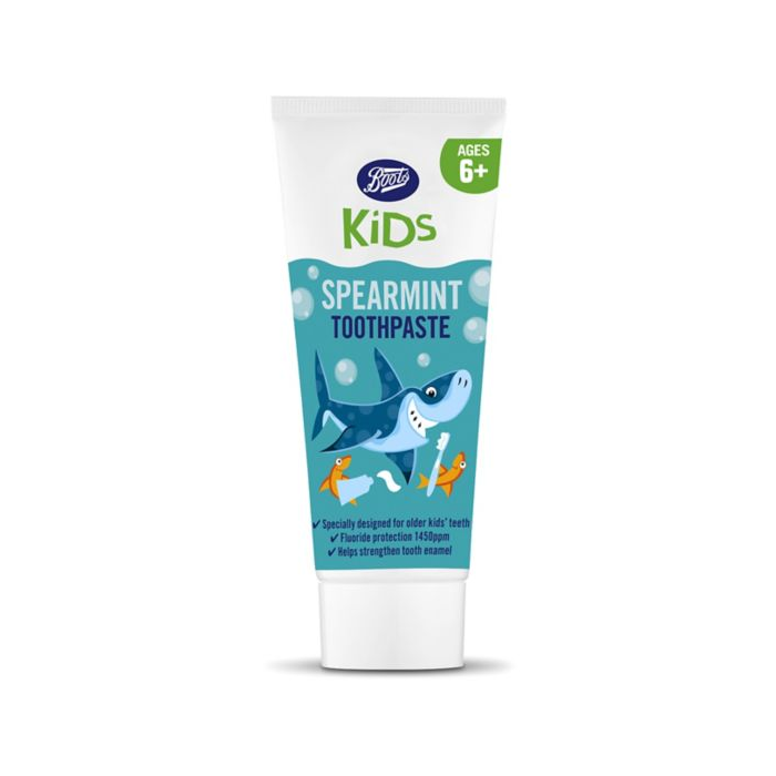 Boots Kids Mint Tannkrem 6+ år 75ml   