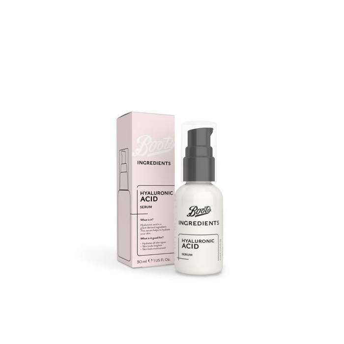 Boots Ingredients Hyaluronic Acid Serum 30ml