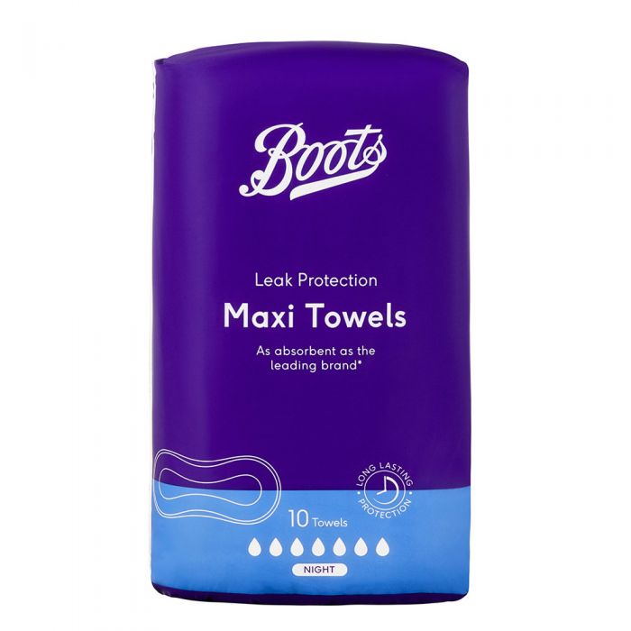 Boots Maxi Towel Night Bind, 10pk