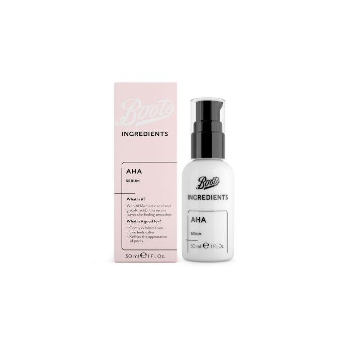 Boots Apotek Boots Ingredients AHA Serum 30ml