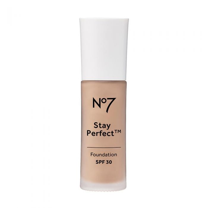 No7 Stay Perfect Foundation SPF30 30ml, Cool ivory