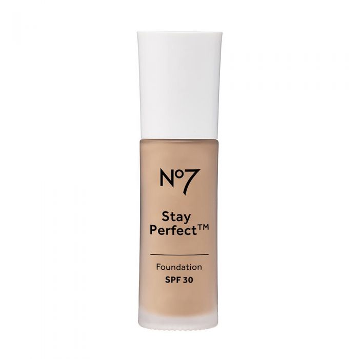 No7 Stay Perfect Foundation SPF30 30ml, Warm beige