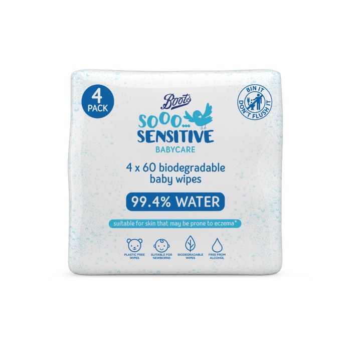 WaterWipes 4x60 Pieces