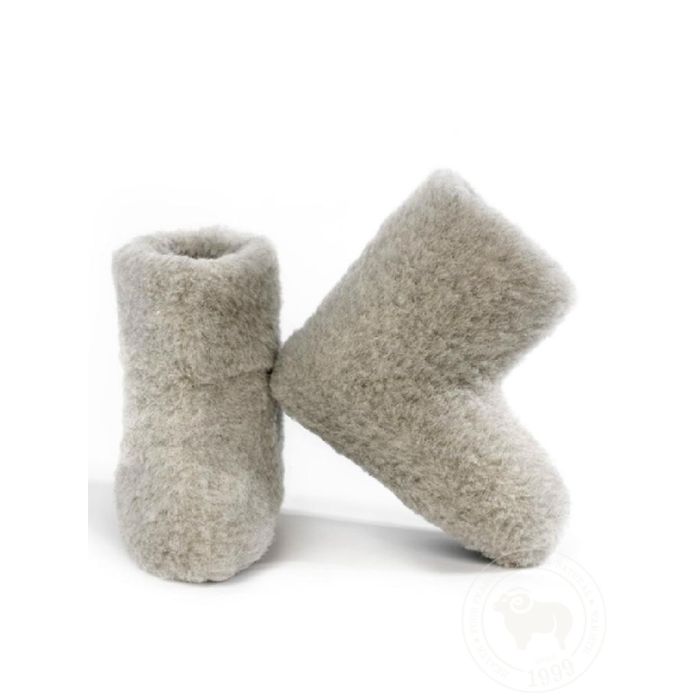 ALWERO BOOTIES GREY Tøfler 37/38