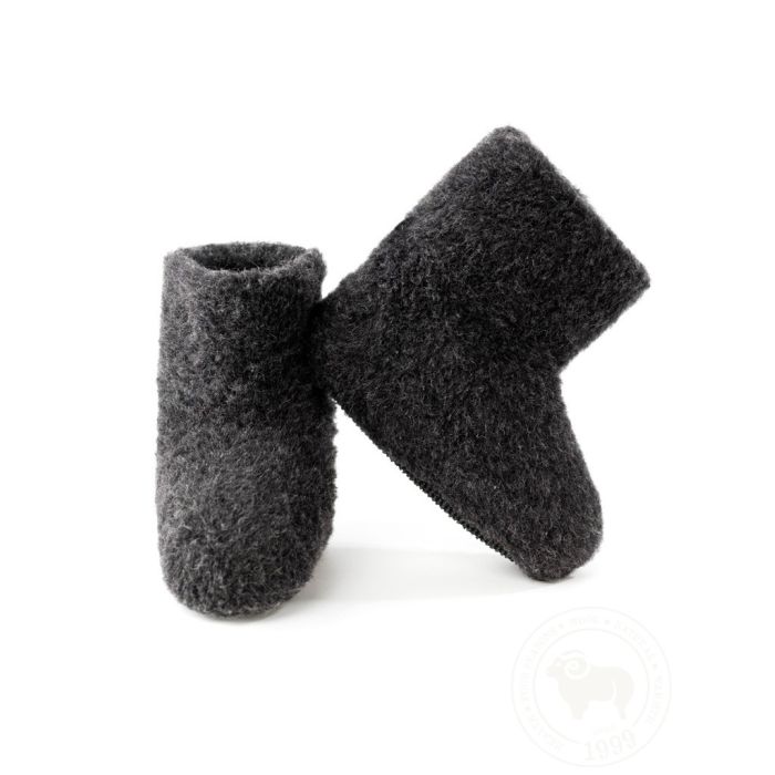 ALWERO BOOTIES BLACK Tøfler 43-44