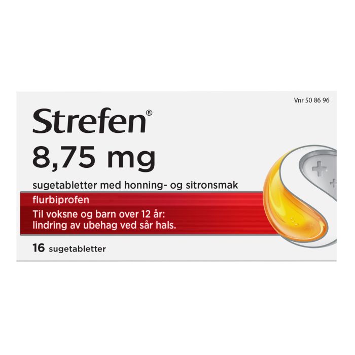 Strefen sugetabletter honning og sitron 8,75 mg 16 stk