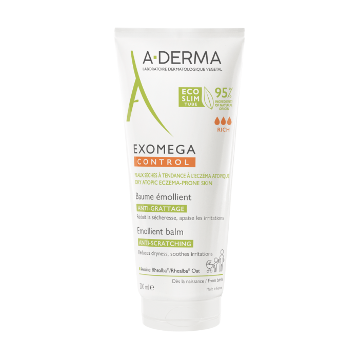 A-Derma Exomega Control Balm, fuktighetskrem 200ml