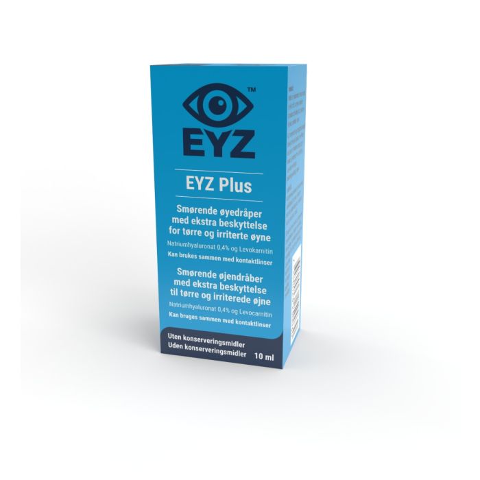 EYZ Plus smørende øyedråper 10 ml
