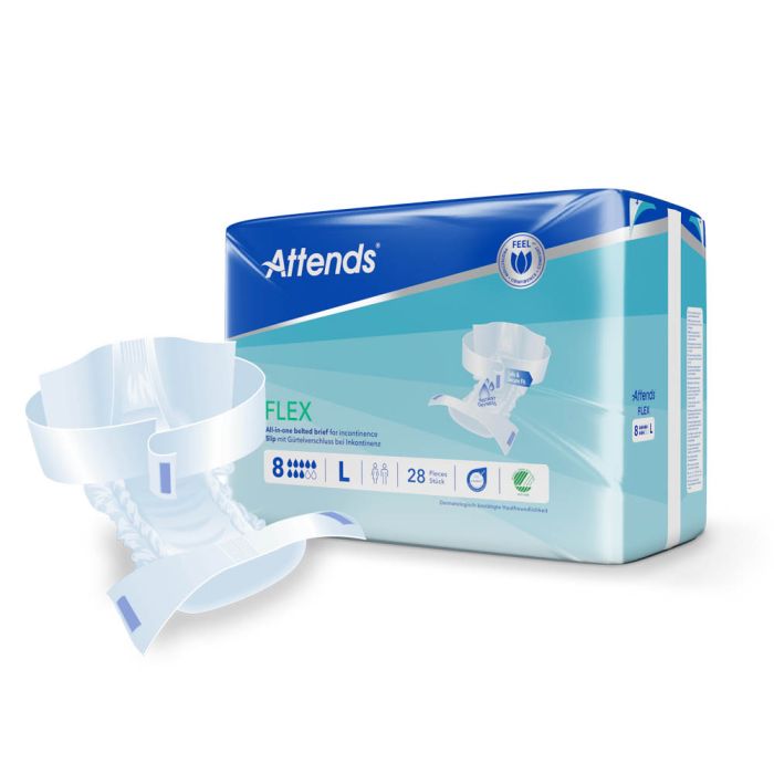 Attends Flex 8 L beltebleier 28 stk